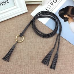 New Thin Rope Weaving Female Fashion Tie Waist Belts Women Party Dress Wild Small Belt Strap Cinturon Mujer Cinto Feminino Gift