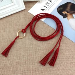 New Thin Rope Weaving Female Fashion Tie Waist Belts Women Party Dress Wild Small Belt Strap Cinturon Mujer Cinto Feminino Gift