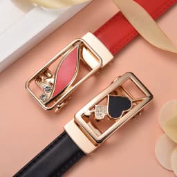 Fashion Women's Belt Versatile Automatic Buckle Belt High Quality PU Leather Youth Trend Casual Strap for Women