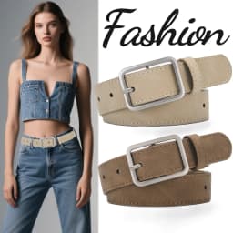Fashionable And Multi-color Soft Pin Buckle Belt Retro Simple Women's Skirt Sweater Accessories Trendy Women's Birthday Gifts