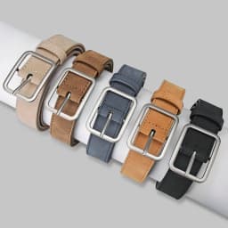 Fashionable And Multi-color Soft Pin Buckle Belt Retro Simple Women's Skirt Sweater Accessories Trendy Women's Birthday Gifts