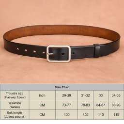 VATLTY 95cm-115cm Women's Leather Belt 33mm Natural Cowhide Alloy Silver Buckle Unisex Brown Belt Fashion Trousers Girdle Male