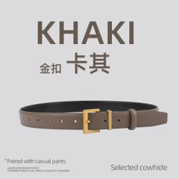 New Genuine Leather Women's Belt Simple Retro Women's Belt Paired with Jeans Casual Pants Width 2.8cm Luxury  Designer Belt