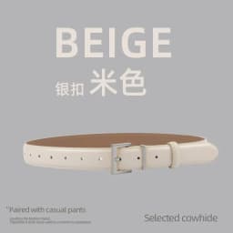 New Genuine Leather Women's Belt Simple Retro Women's Belt Paired with Jeans Casual Pants Width 2.8cm Luxury  Designer Belt