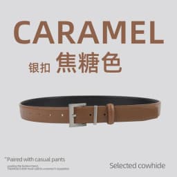 New Genuine Leather Women's Belt Simple Retro Women's Belt Paired with Jeans Casual Pants Width 2.8cm Luxury  Designer Belt
