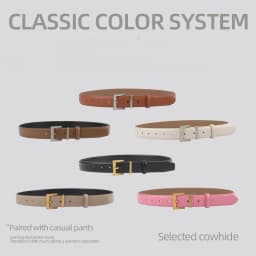 New Genuine Leather Women's Belt Simple Retro Women's Belt Paired with Jeans Casual Pants Width 2.8cm Luxury  Designer Belt