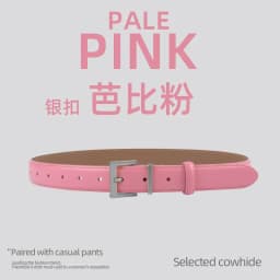 New Genuine Leather Women's Belt Simple Retro Women's Belt Paired with Jeans Casual Pants Width 2.8cm Luxury  Designer Belt