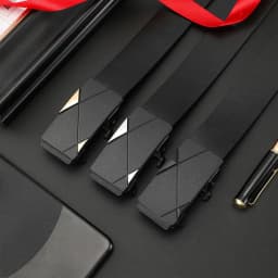 Men's Belt Black Automatic Buckle PU Belt Fashion Brand Luxury PU Leather Belt Business Casual Belt Trend Stylish Waist Belt Man