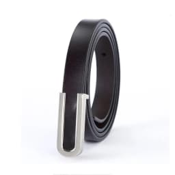 High Quality Real Cowskin Leather Belt Fashion Alloy Buckle Retro Ladies Thin Belts for Women Wild Jumpsuit Ceinture