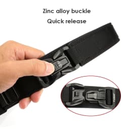 VATLTY New Rigid Trouser Belt for Men Metal Buckle Quick Release Military Tactical Belt Thick Nylon Casual Belt Male Girdle