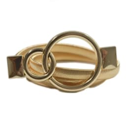 Fashion Metal Elastic Belt for Dresses Thin Waistband Stretch Skinny Round Leaf Buckle Waist Band Ladies Dress Cummerbands New