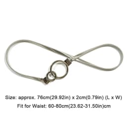 Fashion Metal Elastic Belt for Dresses Thin Waistband Stretch Skinny Round Leaf Buckle Waist Band Ladies Dress Cummerbands New