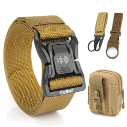 VATLTY New 4.3cm Tactical Outdoor Belt Tight Nylon Aluminum Buckle Quick Release Men's Military Belt Casual Wide Waistband Male