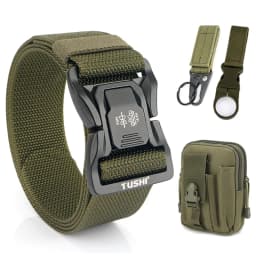 VATLTY New 4.3cm Tactical Outdoor Belt Tight Nylon Aluminum Buckle Quick Release Men's Military Belt Casual Wide Waistband Male