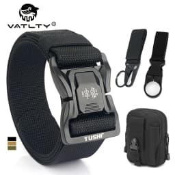 VATLTY New 4.3cm Tactical Outdoor Belt Tight Nylon Aluminum Buckle Quick Release Men's Military Belt Casual Wide Waistband Male