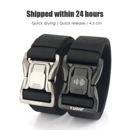 VATLTY New 4.3cm Tactical Outdoor Belt Tight Nylon Aluminum Buckle Quick Release Men's Military Belt Casual Wide Waistband Male