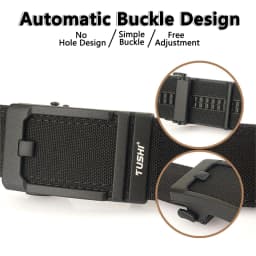 TUSHI Hard Belt Military Belt for Men Sturdy Nylon Metal Automatic Buckle Police Tactical Belt Outdoor Girdle IPSC Accessories
