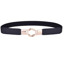 Women Skinny Stretchy Waist Belt for Dress Ladies Elastic Thin Belt Plus Size