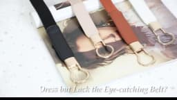 Women Skinny Stretchy Waist Belt for Dress Ladies Elastic Thin Belt Plus Size