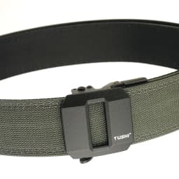 TUSHI Brand Hard Tactical Gun Belt Mens Metal Automatic Buckle Thick Nylon 3.8CM Wide Casual Sports IPSC Girdle Male