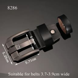 1Pc Men's Wide Alloy Belt Head New Pin Belt Buckle Men's Metal Clip Buckle Handmade Replacement Leather Craft Accessories