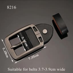 1Pc Men's Wide Alloy Belt Head New Pin Belt Buckle Men's Metal Clip Buckle Handmade Replacement Leather Craft Accessories