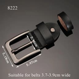 1Pc Men's Wide Alloy Belt Head New Pin Belt Buckle Men's Metal Clip Buckle Handmade Replacement Leather Craft Accessories
