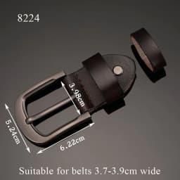 1Pc Men's Wide Alloy Belt Head New Pin Belt Buckle Men's Metal Clip Buckle Handmade Replacement Leather Craft Accessories