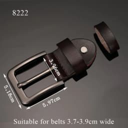 1Pc Men's Wide Alloy Belt Head New Pin Belt Buckle Men's Metal Clip Buckle Handmade Replacement Leather Craft Accessories