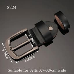 1Pc Men's Wide Alloy Belt Head New Pin Belt Buckle Men's Metal Clip Buckle Handmade Replacement Leather Craft Accessories