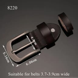 1Pc Men's Wide Alloy Belt Head New Pin Belt Buckle Men's Metal Clip Buckle Handmade Replacement Leather Craft Accessories