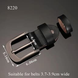 1Pc Men's Wide Alloy Belt Head New Pin Belt Buckle Men's Metal Clip Buckle Handmade Replacement Leather Craft Accessories