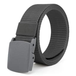 New3.8X120cm Plastic Buckle Nylon Canvas Belt Men Metal-free  Waist Belt Outdoor Hunting Multifunctional - Belt