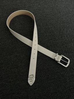 Stu Style Simple Metal Belt CleanFit Accessory Matched Waist Belt Young Casual Fashion Element Soft Surface Universal Belt
