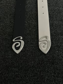 Stu Style Simple Metal Belt CleanFit Accessory Matched Waist Belt Young Casual Fashion Element Soft Surface Universal Belt
