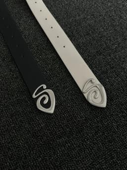 Stu Style Simple Metal Belt CleanFit Accessory Matched Waist Belt Young Casual Fashion Element Soft Surface Universal Belt