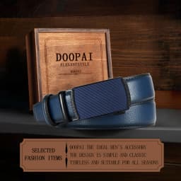 DOOPAI Men Belt Automatic Buckle Belt Fashion Alloy Belts Leather Luxury Belts for Men Business Luxury Designer Clothes