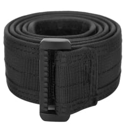 Tactical Adjustable Hunting Belt Airsoft Shooting Waistband Black Nylon Hook-and-Loop Belt