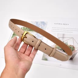 New Women Belt Genuine Leather Luxury Designer Adjustable Belt Buckle Fashion Fine Jeans Dress Waistband Girl High Quality Belts