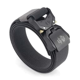KOLBER 110cm/125cm/140cm Elastic Belt for Men Aluminum Buckle Quick Release Outdoor Casual Belt Military Tactical Belt Male