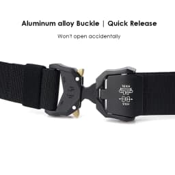 KOLBER 110cm/125cm/140cm Elastic Belt for Men Aluminum Buckle Quick Release Outdoor Casual Belt Military Tactical Belt Male