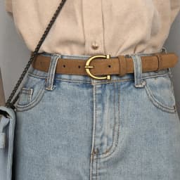 Women Luxury Design Suede Leather Belt Casual Versatile Business Waist Strap Trendy Trouser Dress Belts Gifts