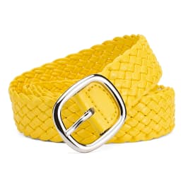 Fashion Women Braided Bright Colors Belts Ladies Waist Ornament No Holes All Matching