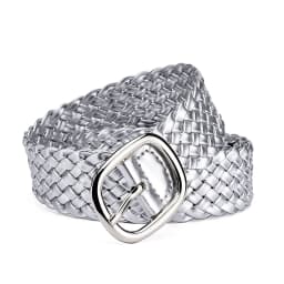 Fashion Women Braided Bright Colors Belts Ladies Waist Ornament No Holes All Matching