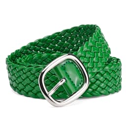 Fashion Women Braided Bright Colors Belts Ladies Waist Ornament No Holes All Matching