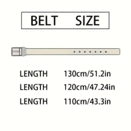 Fashionable Men's Belt Trendy Paired With Casual Pants And Shorts Personality Simple Men's Business Belt Wholesale