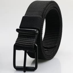 New Porous Pin Buckle Canvas Belt Men's Fashion Versatile Belt Student Youth Military Training Extended Denim Designer Belt