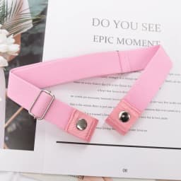 29 Colors No Buckle Elastic Belt for Women Men Unisex Stretch Belt for Pants Jeans Casual Buckle Free Adjustable Invisible Belt