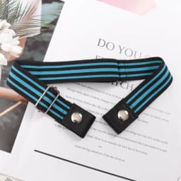 29 Colors No Buckle Elastic Belt for Women Men Unisex Stretch Belt for Pants Jeans Casual Buckle Free Adjustable Invisible Belt