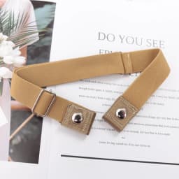 29 Colors No Buckle Elastic Belt for Women Men Unisex Stretch Belt for Pants Jeans Casual Buckle Free Adjustable Invisible Belt